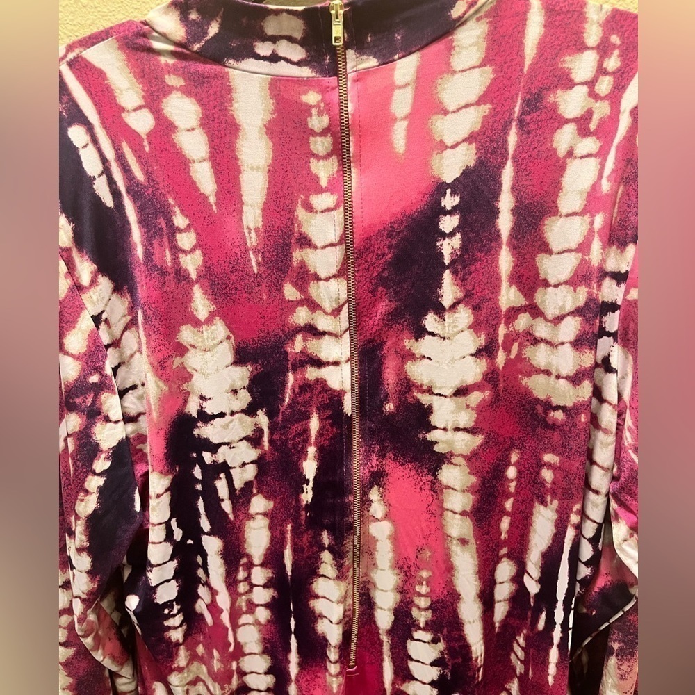 Pink & Purple Tye Dye Midi - Picture 6 of 7